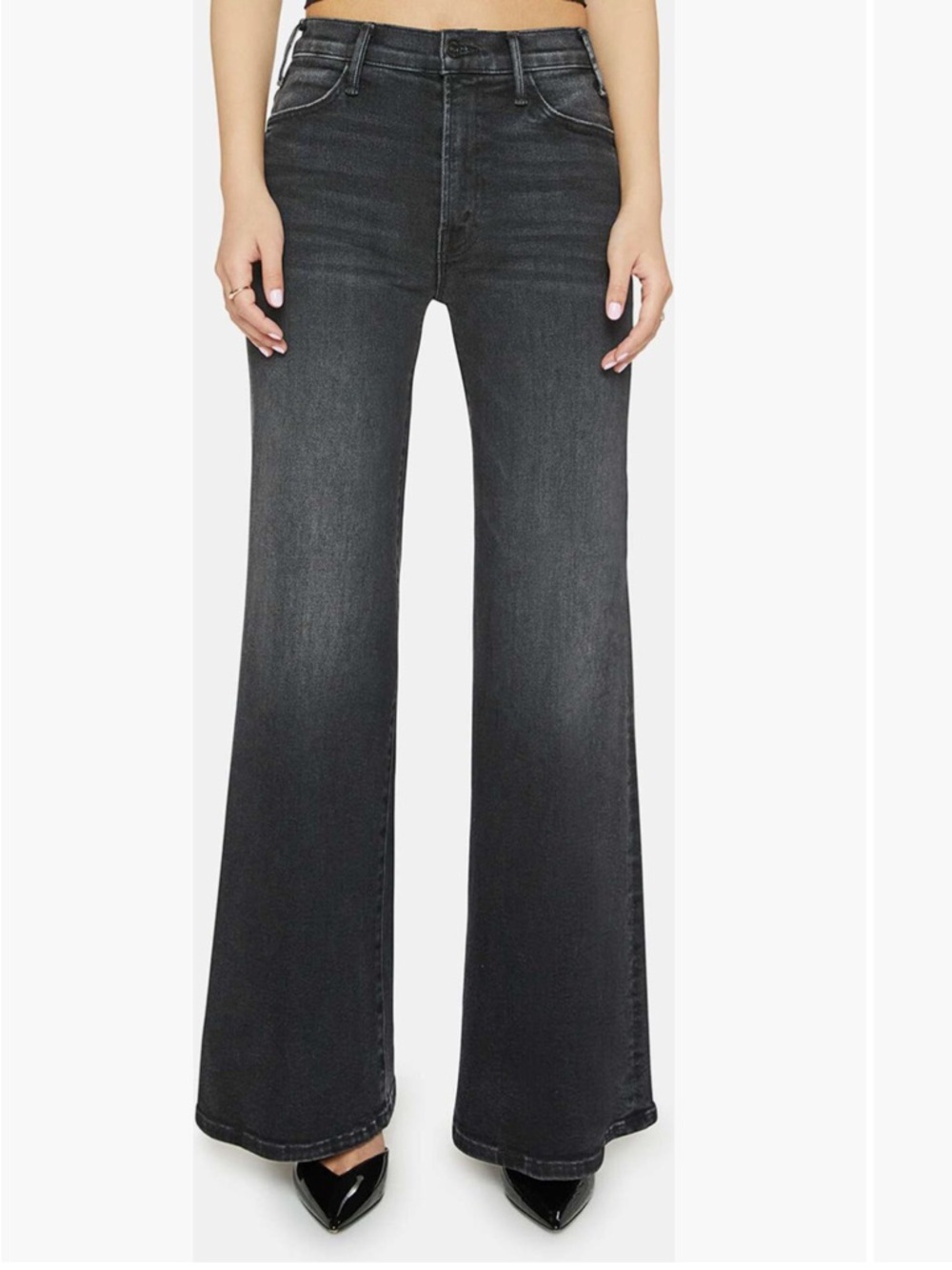 Mother Lil’ Hustler Roller Sneak Flare Jeans